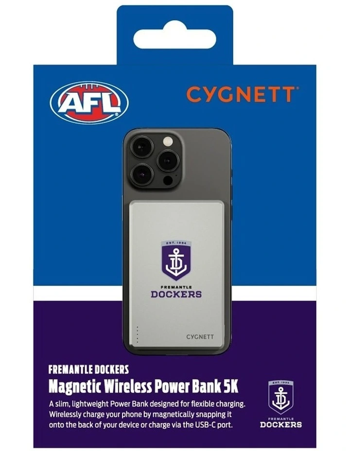 5k Slim Mag Power Fremantle Dockers Bank image 6