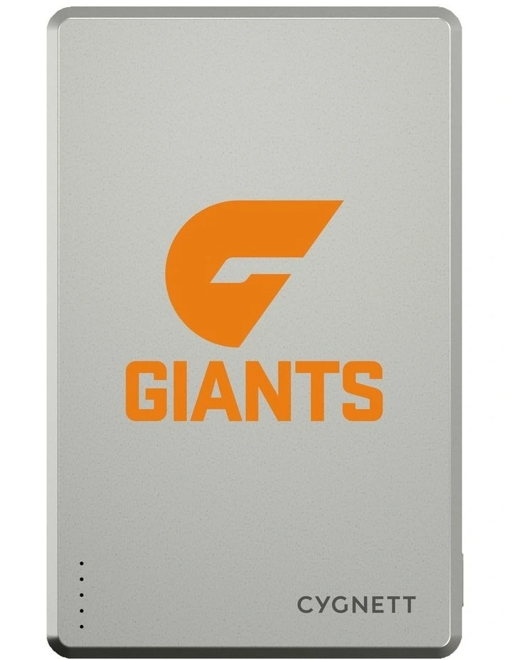 5k Slim Mag GWS Giants Power Bank image 1