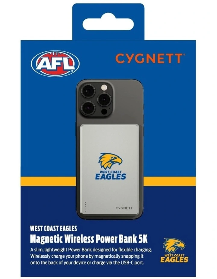 5k Slim Mag West Coast Eagles Power Bank image 6