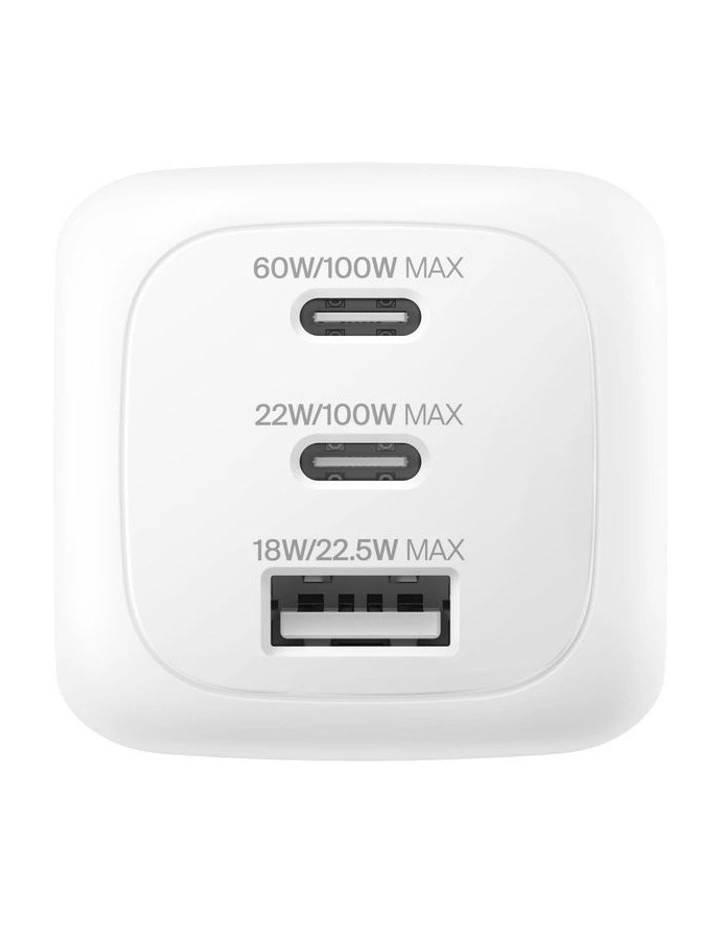 Boost Charge Pro 3-Port Gan Wall Charger 100W image 2