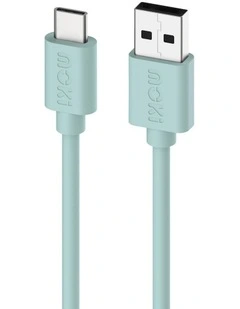 USB-A to USB-C SynCharge Cable 1m ACC-SACMPG in Pastel Green