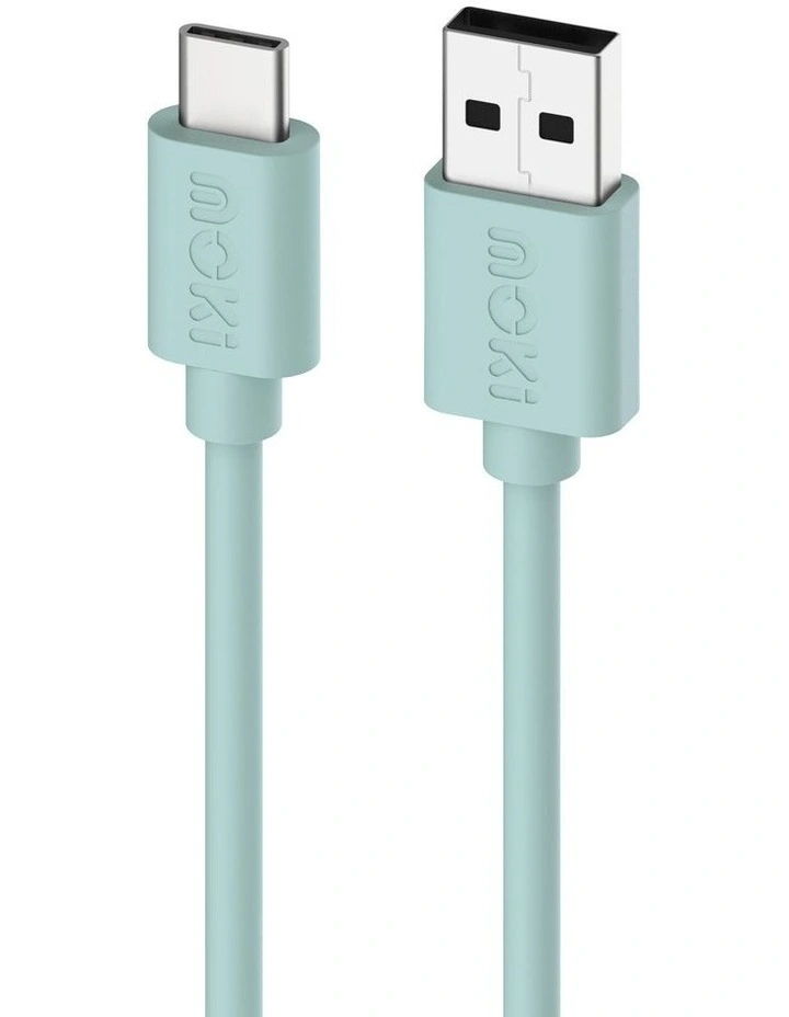USB-A to USB-C SynCharge Cable 1m ACC-SACMPG in Pastel Green image 1
