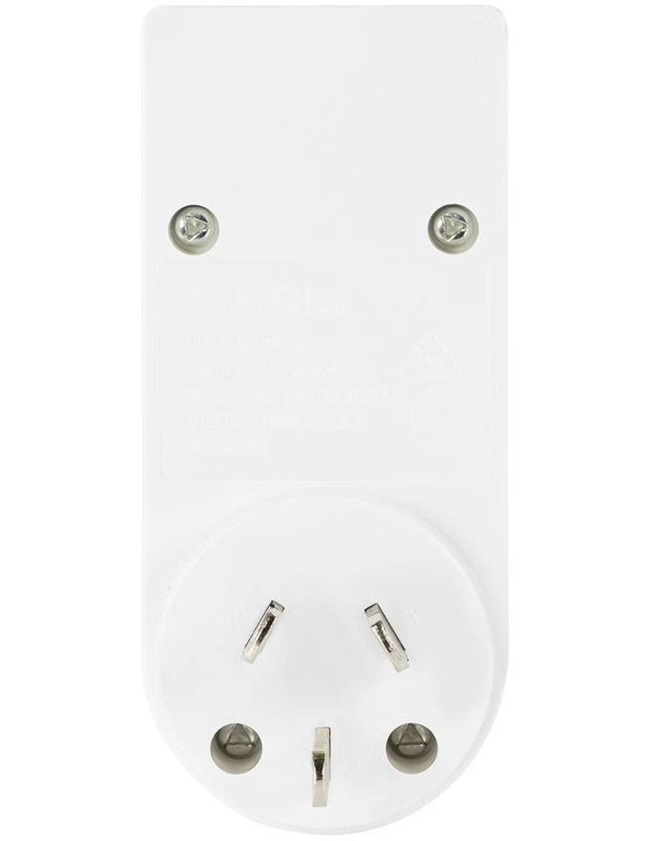 Adaptor 1 Socket + 4 USB-A in White ACC-PAUSB4 image 3