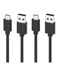 USB-A To USB-C Syncharge Cable 1m ACC-SACMJB2 in Jet Black