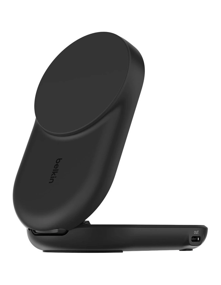 UltraCharge 2-in-1 Foldable Magnetic Charger WIZ039auBK in Black image 5