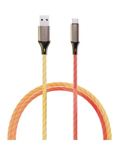 Illuminate USB-C to USB-A 1.2m Light Up Cable CY5212PCUSA