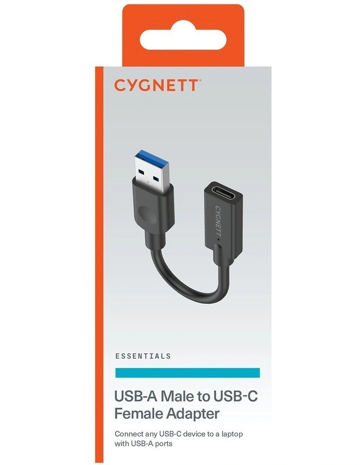 Essential USB-A to USB-C 10cm Cable Adapter CY3321PCUSA image 2