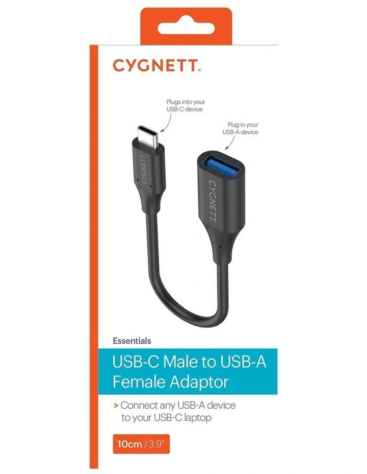 Essential USB-C to USB-A Cable Adapter 10cm CY3313PCUSA image 5