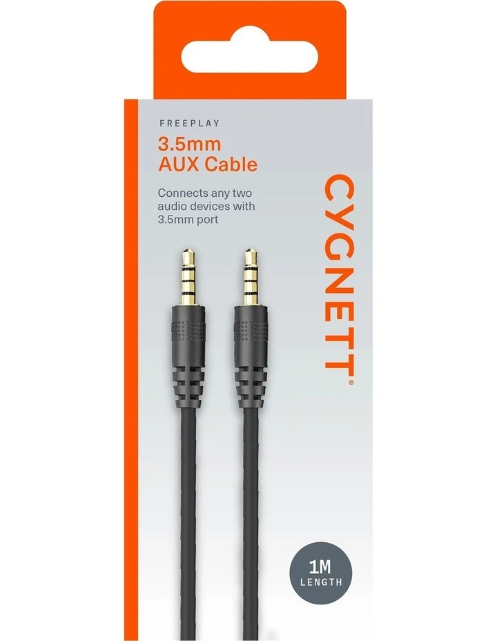 FreePlay 3.5mm to 3.5mm Silicone AUX Cable 1m CY5799FREAX image 5