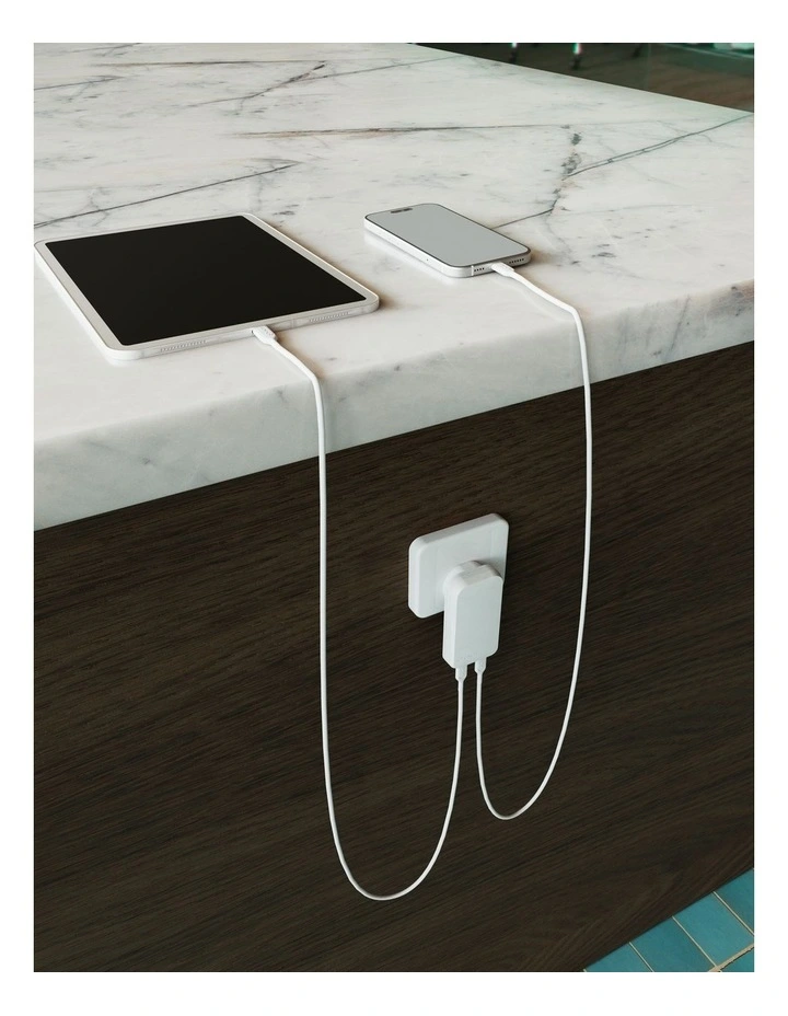 ChargePlus 30W Dual USB-C Slim Wall Charger CY5486PDWCH image 5