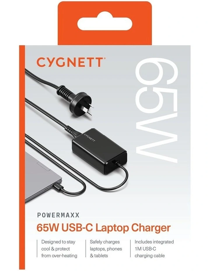 PowerMaxx 65W GaN USB-C Laptop Charger in CY5071PDWCH image 7