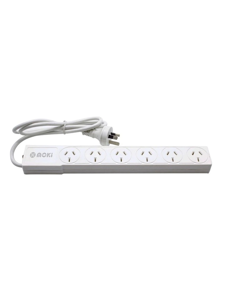Powerboard 6 Socket in White, ACC-PPB6 image 2