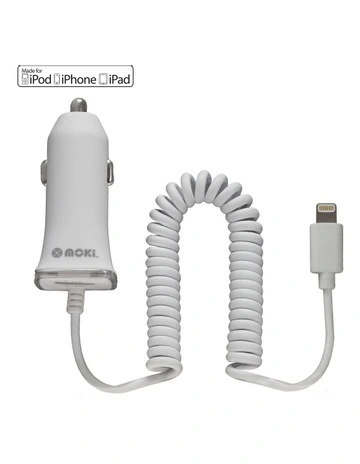 Fixed Lightning Car ChargerWhite