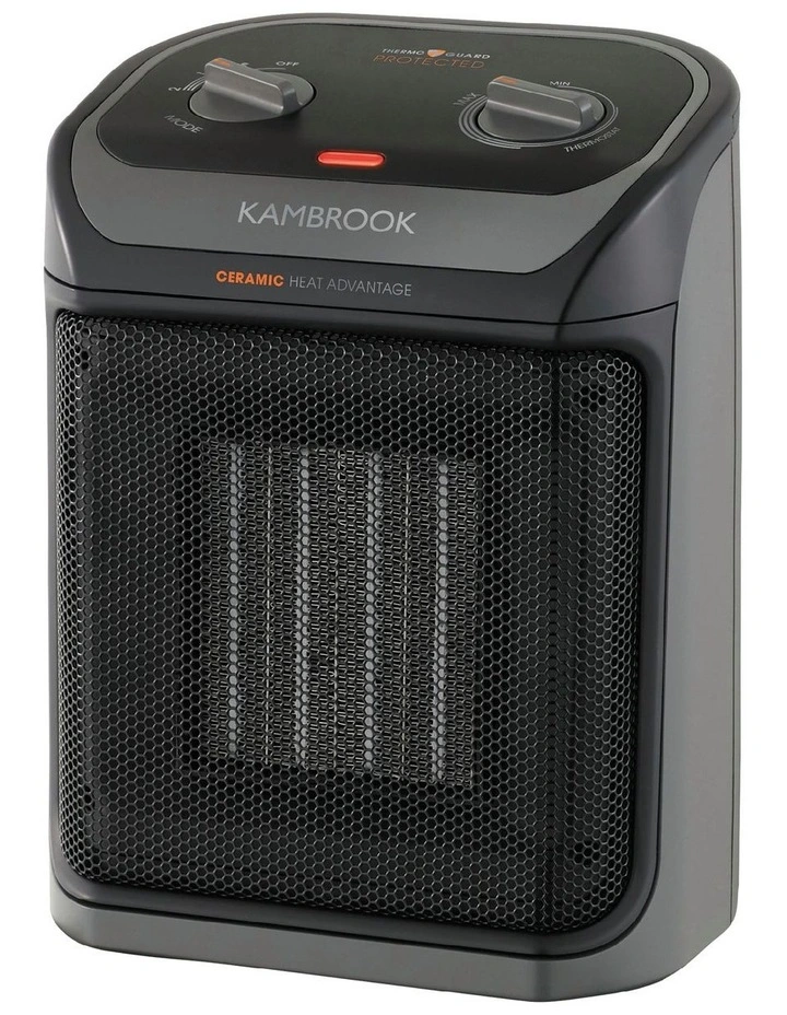 Kambrook Personal Ceramic Heater Grey KCE85 | MYER