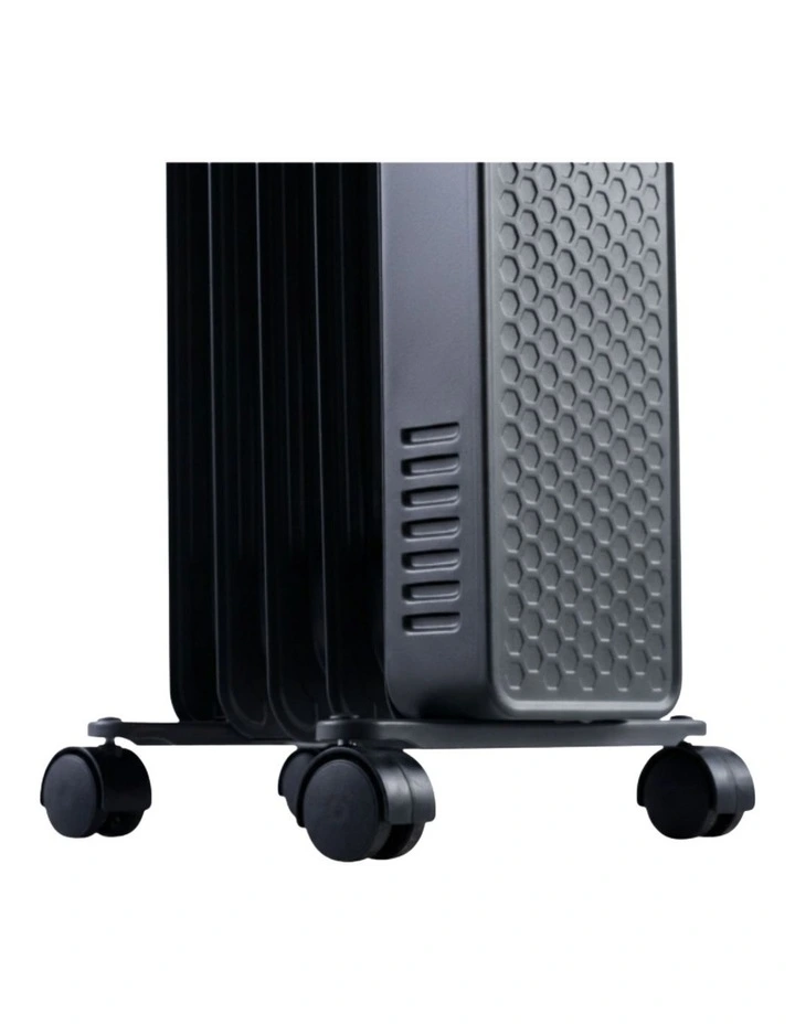 5 Fin Oil Column Heater 1000W in Charcoal image 3