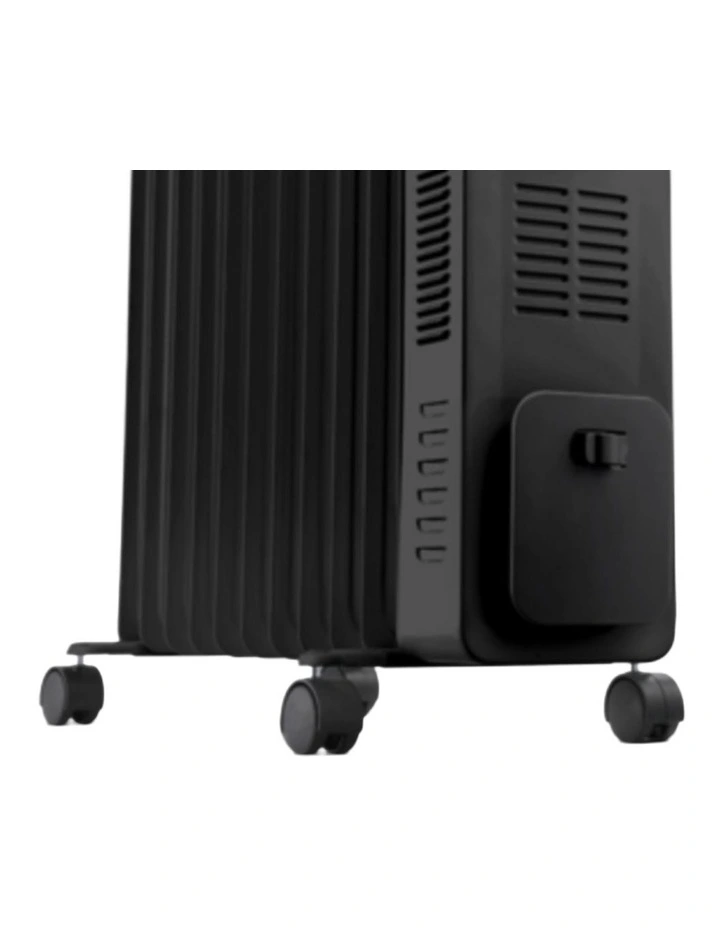 2400W Oil Column Heater With Turbo And Timer in Black image 3