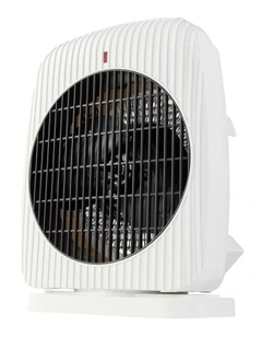 Upright Oscillating Fan Heater 2400W in White