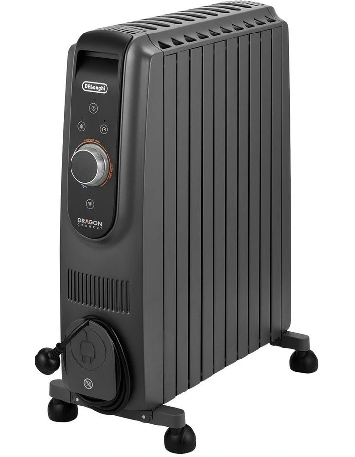 Dragon 5 Connect 2400W Oil Column Heater TRD51024WIFI.G in Grey image 1