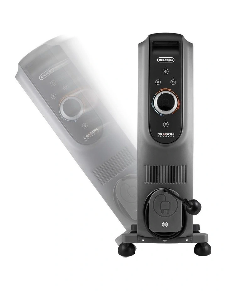 Dragon 5 Connect 2400W Oil Column Heater TRD51024WIFI.G in Grey image 2