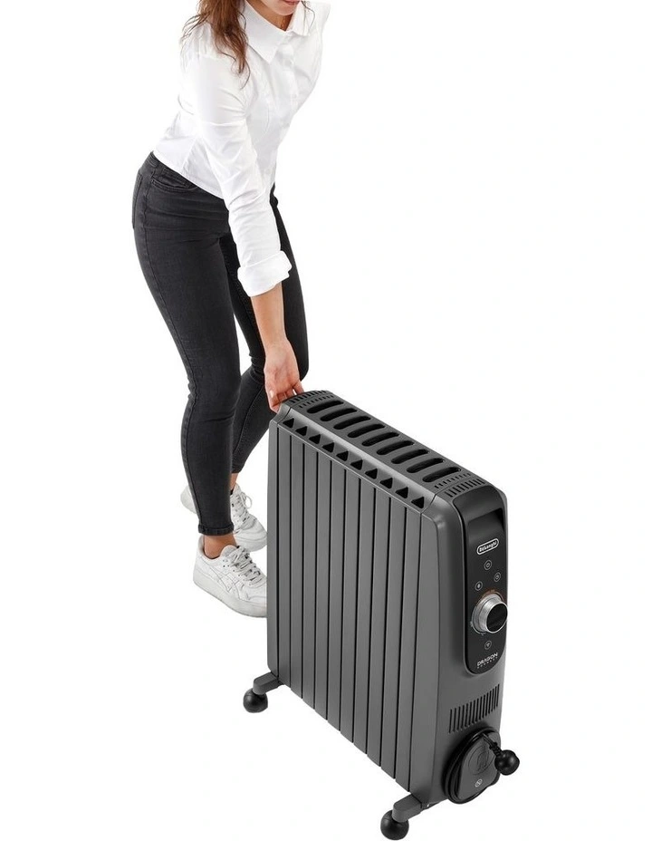 Dragon 5 Connect 2400W Oil Column Heater TRD51024WIFI.G in Grey image 4