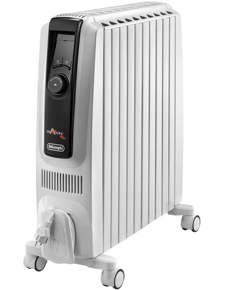 Dragon4 Pro Digital Range Oil Column Heater 2400W TRDX41024EW in White image 1