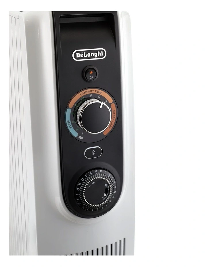 Dragon 5 Easy Tronic Oil Column Heater 2500W TRD51024T in White image 3