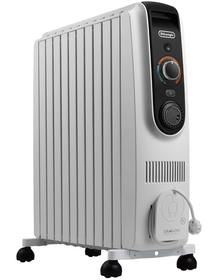 Dragon 5 Easy Tronic Oil Column Heater 2500W TRD51024T in White image 6