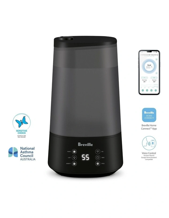 The Smart Mist Glow Connect Humidifier LAH378GRY2IAN1 image 1
