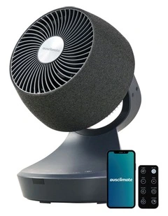 EcoSmart Desk Air Circulator Fan ACAC230CB in Charcoal Black