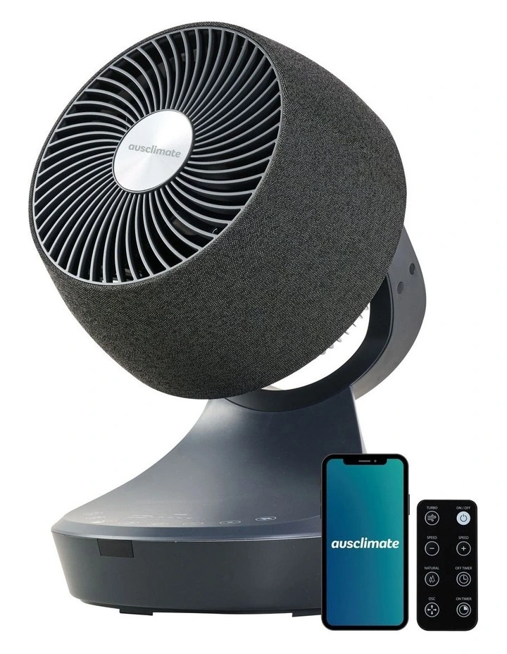 EcoSmart Desk Air Circulator Fan ACAC230CB in Charcoal Black image 1