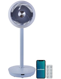 Ausclimate EcoSmart Pedestal Air Circulator Fan ACAC300SG in Stone Grey