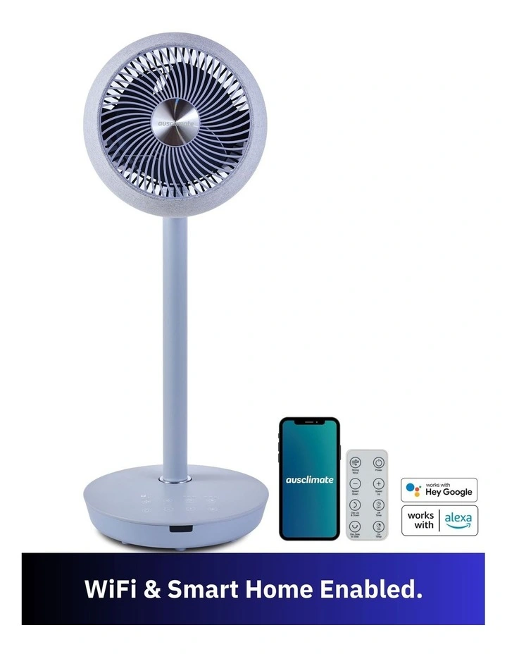 EcoSmart Pedestal Air Circulator in Stone Grey ACAC300SG image 2