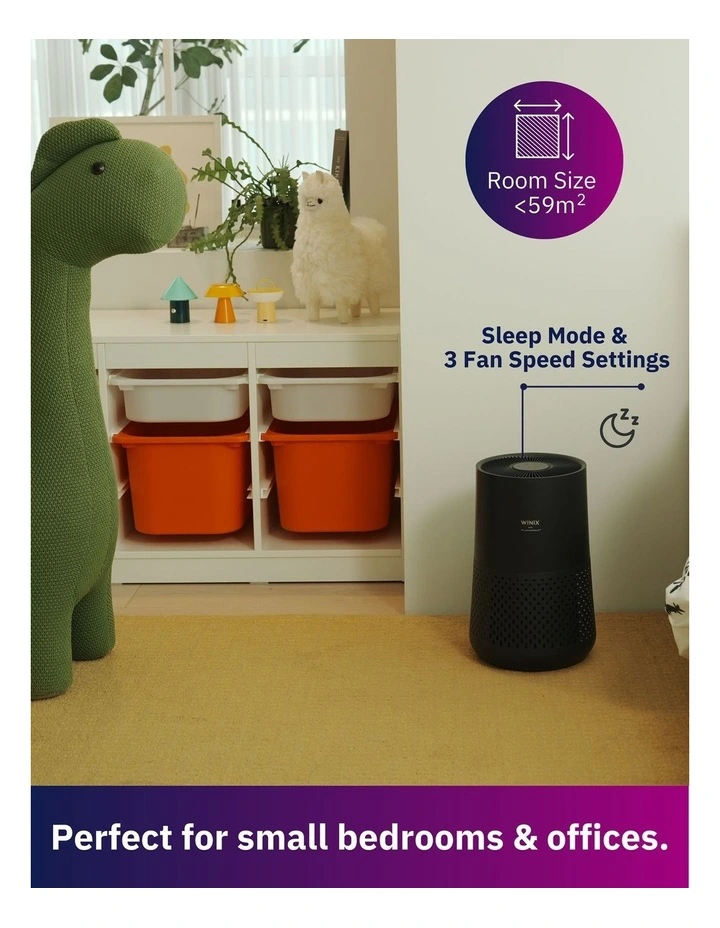 Compact 4-Stage Air Purifier A230 in Black image 2