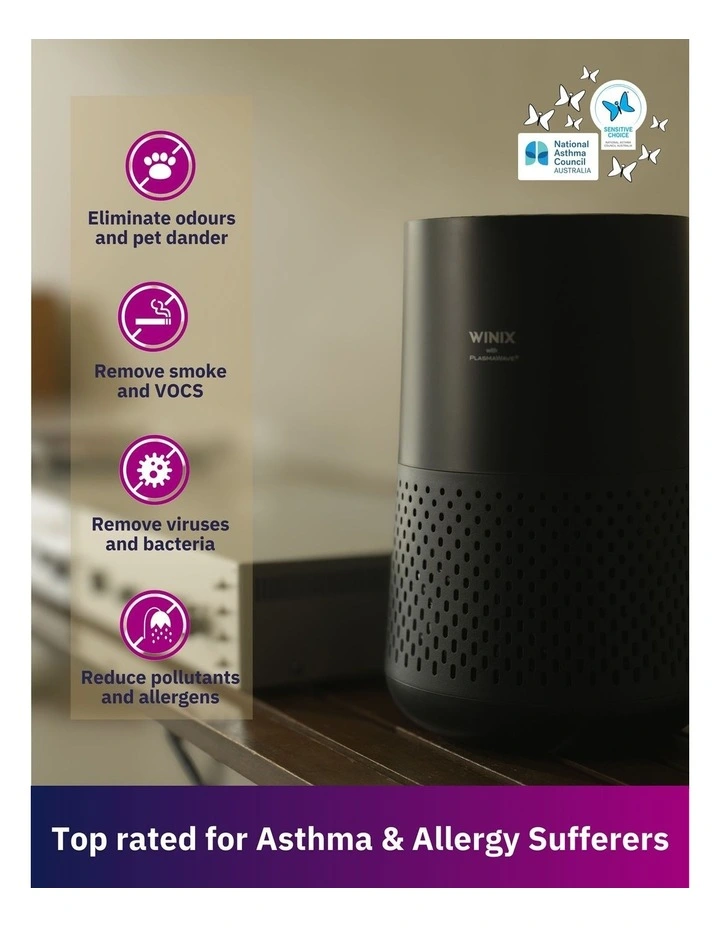 Compact 4-Stage Air Purifier A230 in Black image 3