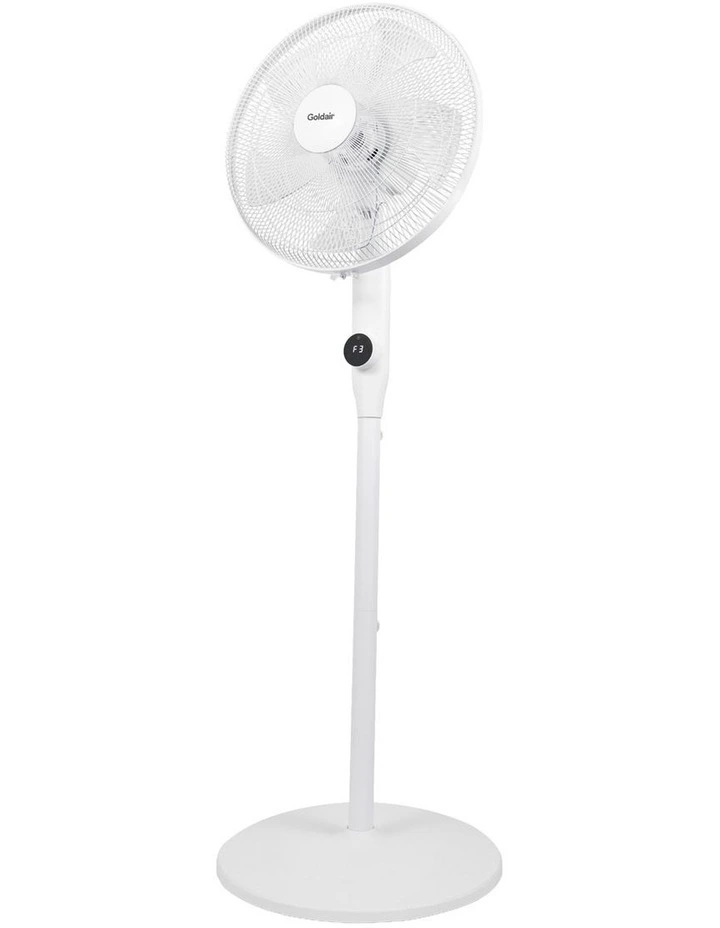 Whisper Quiet Pedestal Fan GPPF320 40cm in White image 1