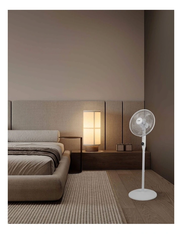 Whisper Quiet Pedestal Fan GPPF320 40cm in White image 2