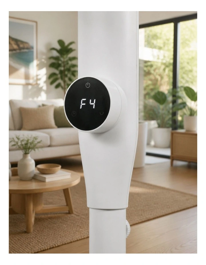 Whisper Quiet Pedestal Fan GPPF320 40cm in White image 4