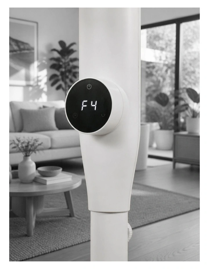 Whisper Quiet Pedestal Fan GPPF320 40cm in White image 4