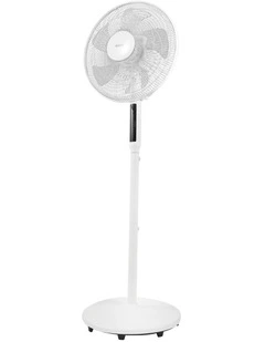 Height Adjustable Pedestal Fan GCPF360 in White