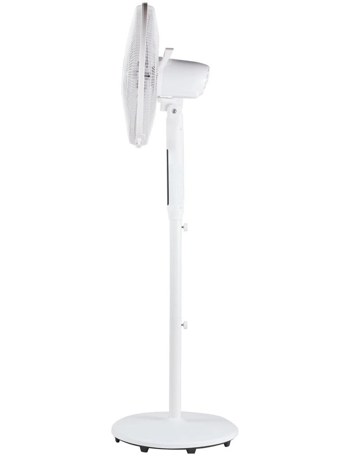 Height Adjustable Pedestal Fan GCPF360 in White image 2