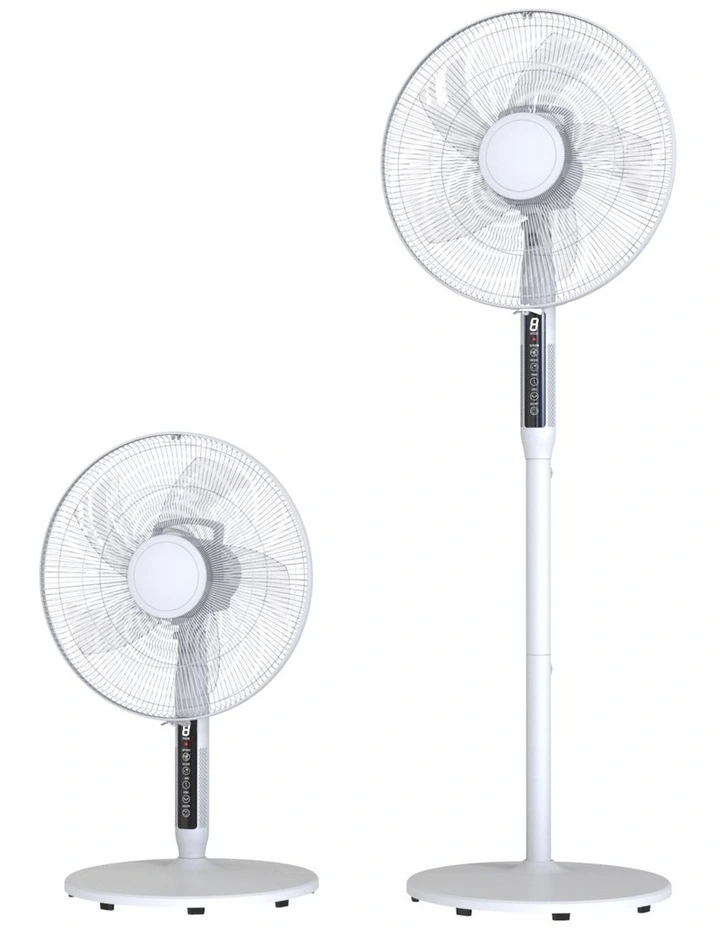 Height Adjustable Pedestal Fan GCPF360 in White image 3