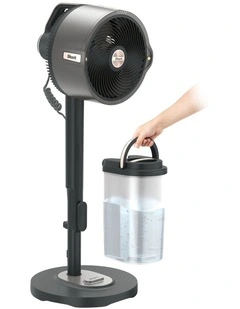FlexBreeze Pro Mist Pedestal & Table Fan with Water Tank FA302ANZ in Grey
