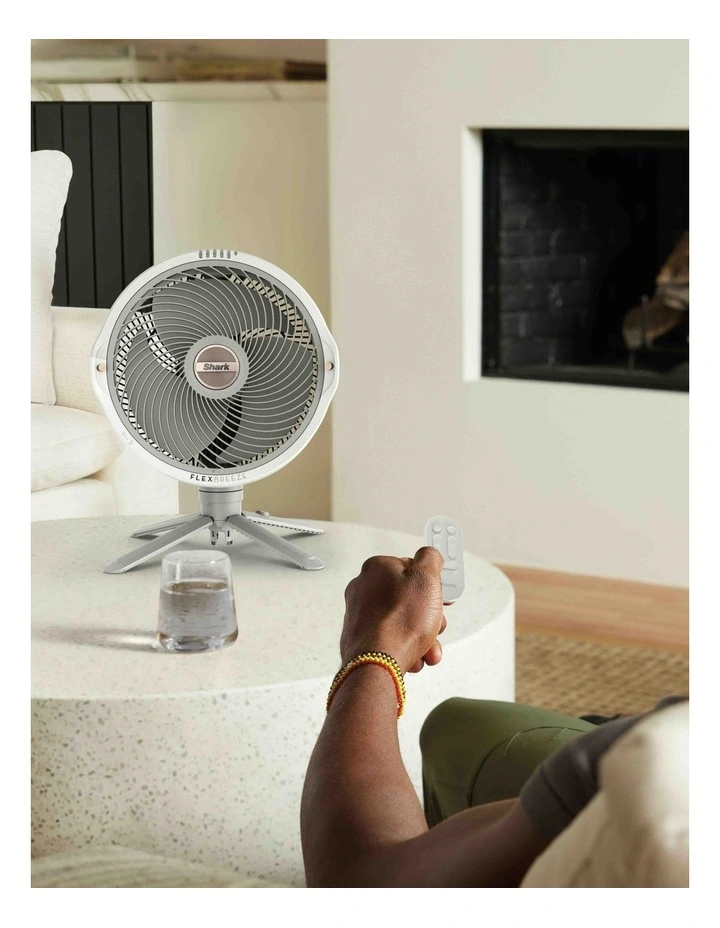 FlexBreeze Pro Mist Pedestal & Table Fan with Water Tank FA302WHANZ in White image 5