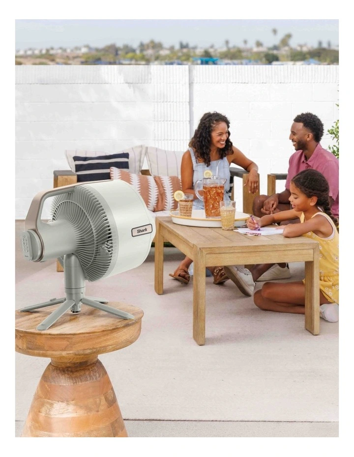 FlexBreeze Pro Mist Pedestal & Table Fan with Water Tank FA302WHANZ in White image 6