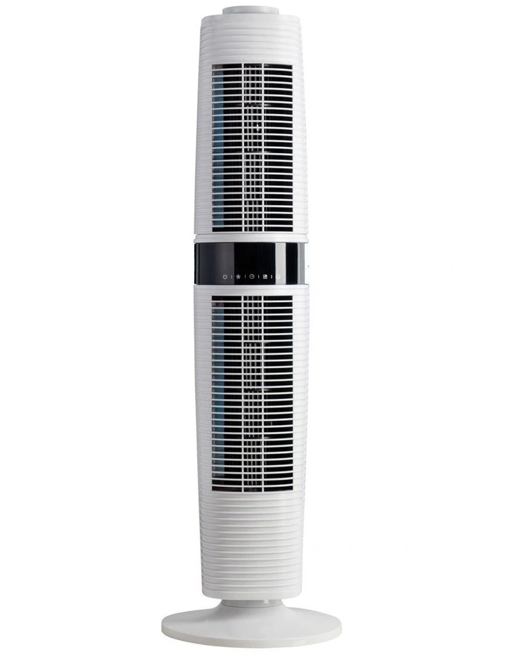Dual Oscillating Tower Fan DETF122.WH image 1