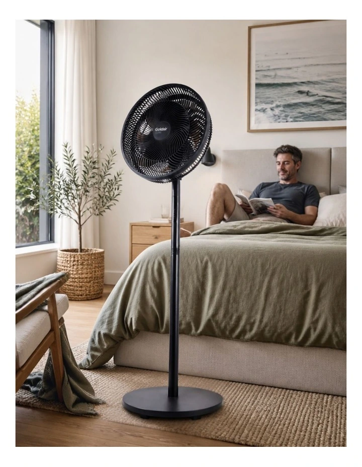 Platinum Digital Pedestal Fan with Wi-Fi in Black GPPF800 image 2