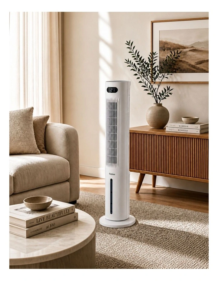 7L Evaporative Tower Fan in White GCEV230 image 2