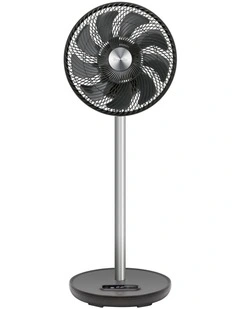 The Standing 3D Connect Air Circulator Black/Stainless Steel LPF308GRY