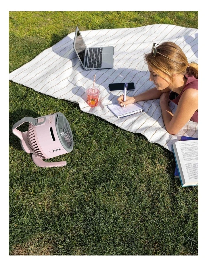 FlexBreeze FA052QPKANZ HydroGo Misting Portable Fan in Quartz image 2