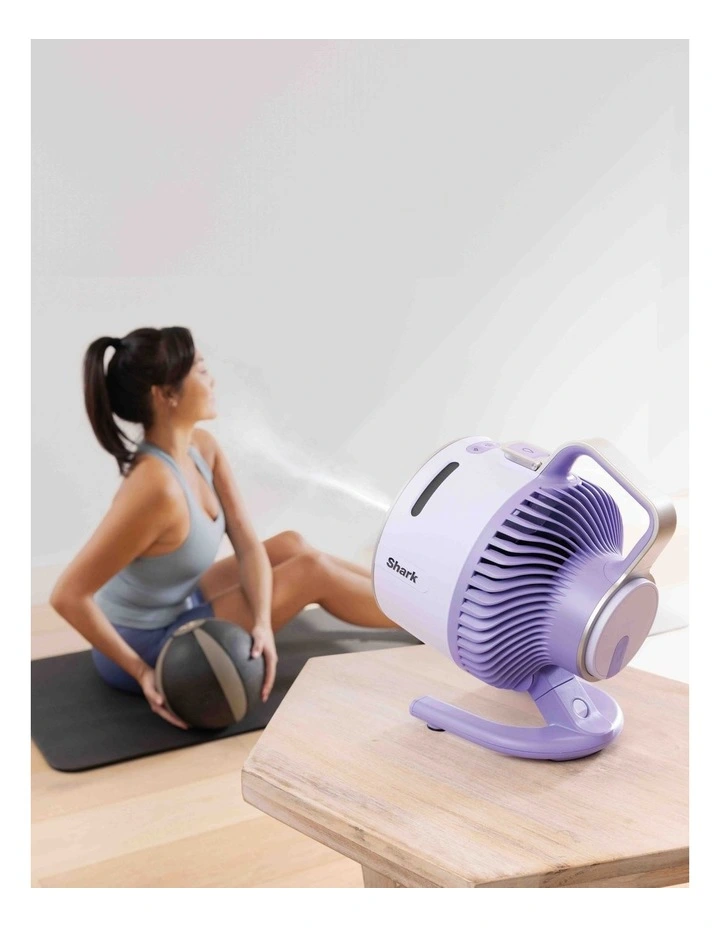 FlexBreeze FA052QLVANZ HydroGo Misting Portable Fan in Lilac image 2